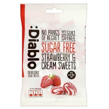 Picture of 20% OFF 601 DIABLO SWEET STRAWBERRY & CREAM 75GR